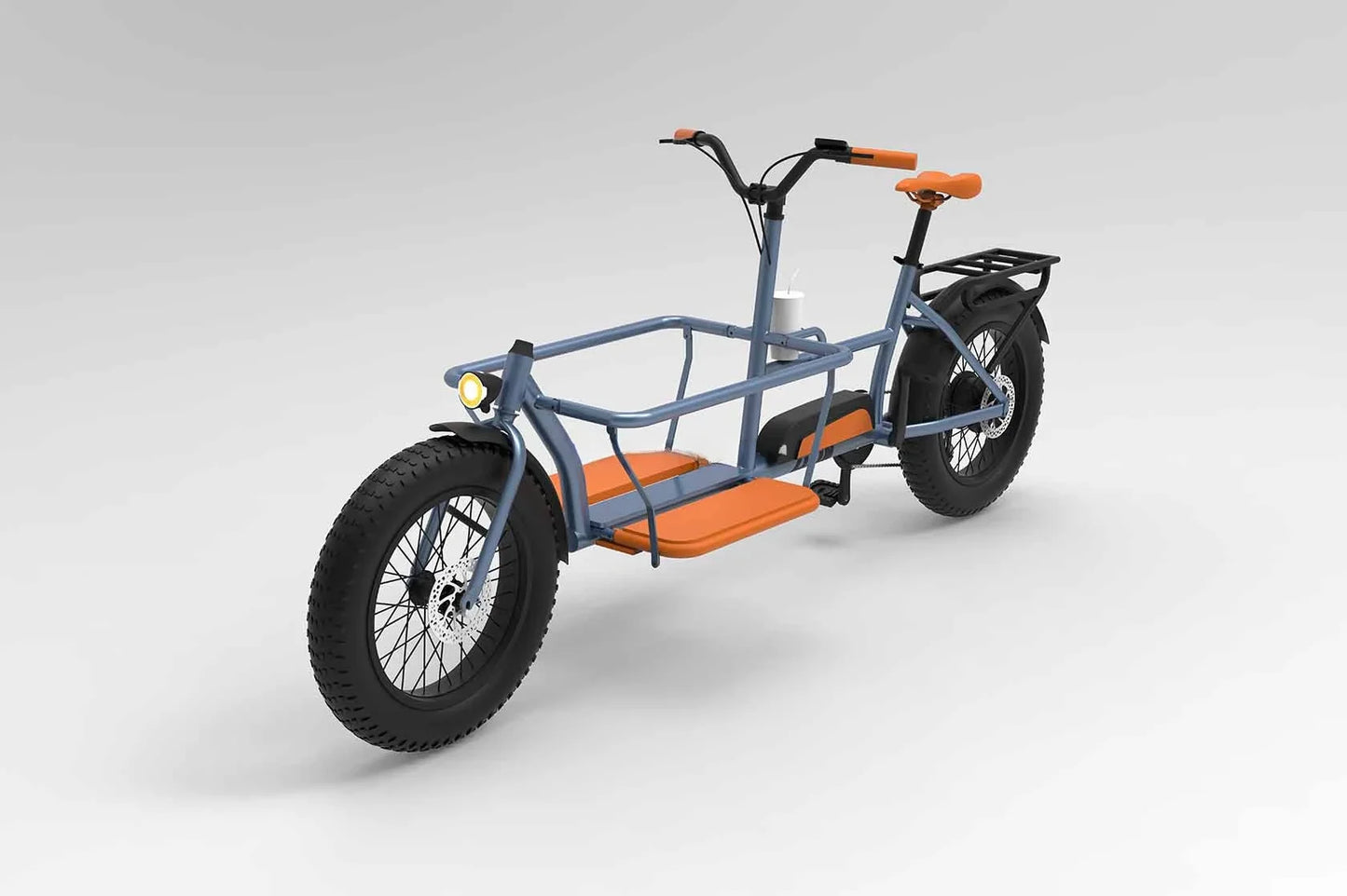 Front-loading Ebike for Delivery Services 48V500W High Torque Electric Cargo Bike