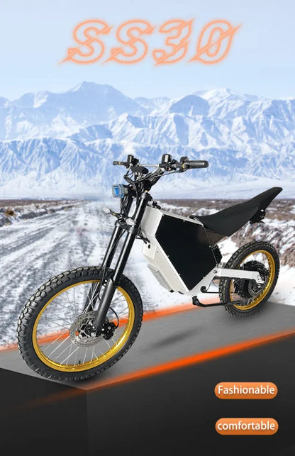 Fast 120 KMH Electric Motorcycle 72V 5000W 12000W 15000W 21 Inch 50MPH Mountain Dirt Full Bike 80KMH 100KMH E Motorbikes