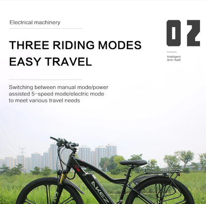 29 inch electric bike 500W brushless motor ebike 48V13ah lithium battery Power bike, aluminum alloy MTB