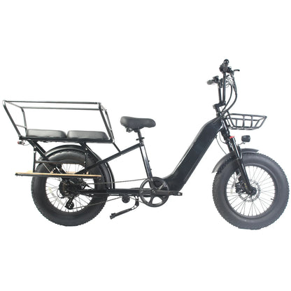 New popular model 20 inch food delivery electric bike 48V750W rear motor 48V15Ah  imported battery