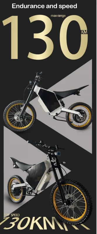 Fast 120 KMH Electric Motorcycle 72V 5000W 12000W 15000W 21 Inch 50MPH Mountain Dirt Full Bike 80KMH 100KMH E Motorbikes