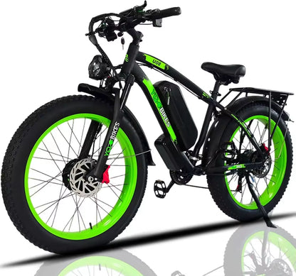 3000W Electric Bike Dual Motor,60KM/H Dual Drive Electric Bike Fat ,Electric Motorcycle Hydraulic Brake,ebike Electric Bicycle