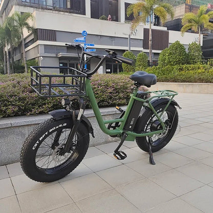 Wholesale Cargo Ebike 1000W Long Range City Ebike Fat Tire Electric Delivery Bike E Bicycle