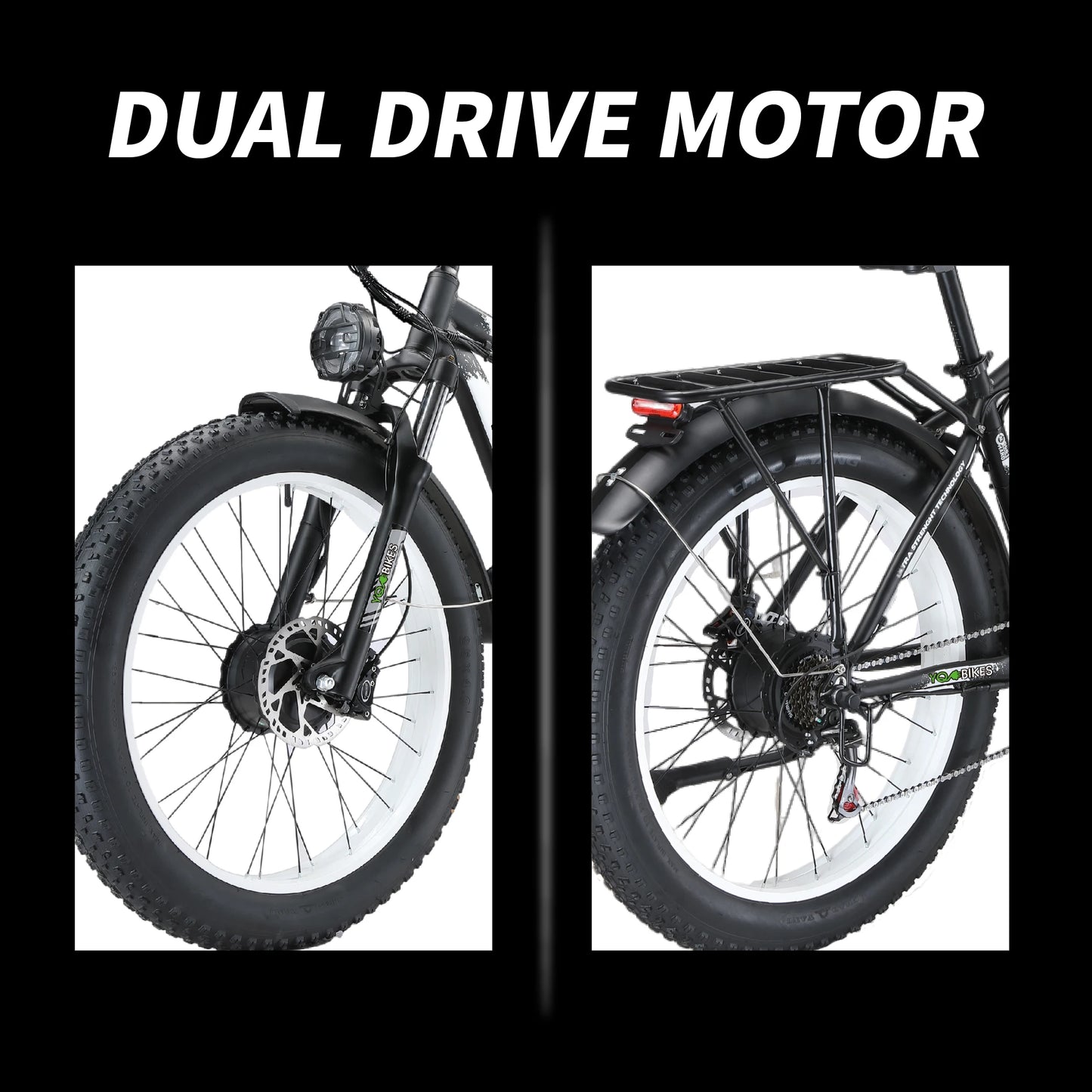 3000W Electric Bike Dual Motor,60KM/H Dual Drive Electric Bike Fat ,Electric Motorcycle Hydraulic Brake,ebike Electric Bicycle