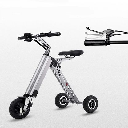 Electric Bicycle Simple Shape Mini E-Bike Three-Wheel Folding For Adult SINGLE Intelligent Bike 24V 300w Aluminum Alloy