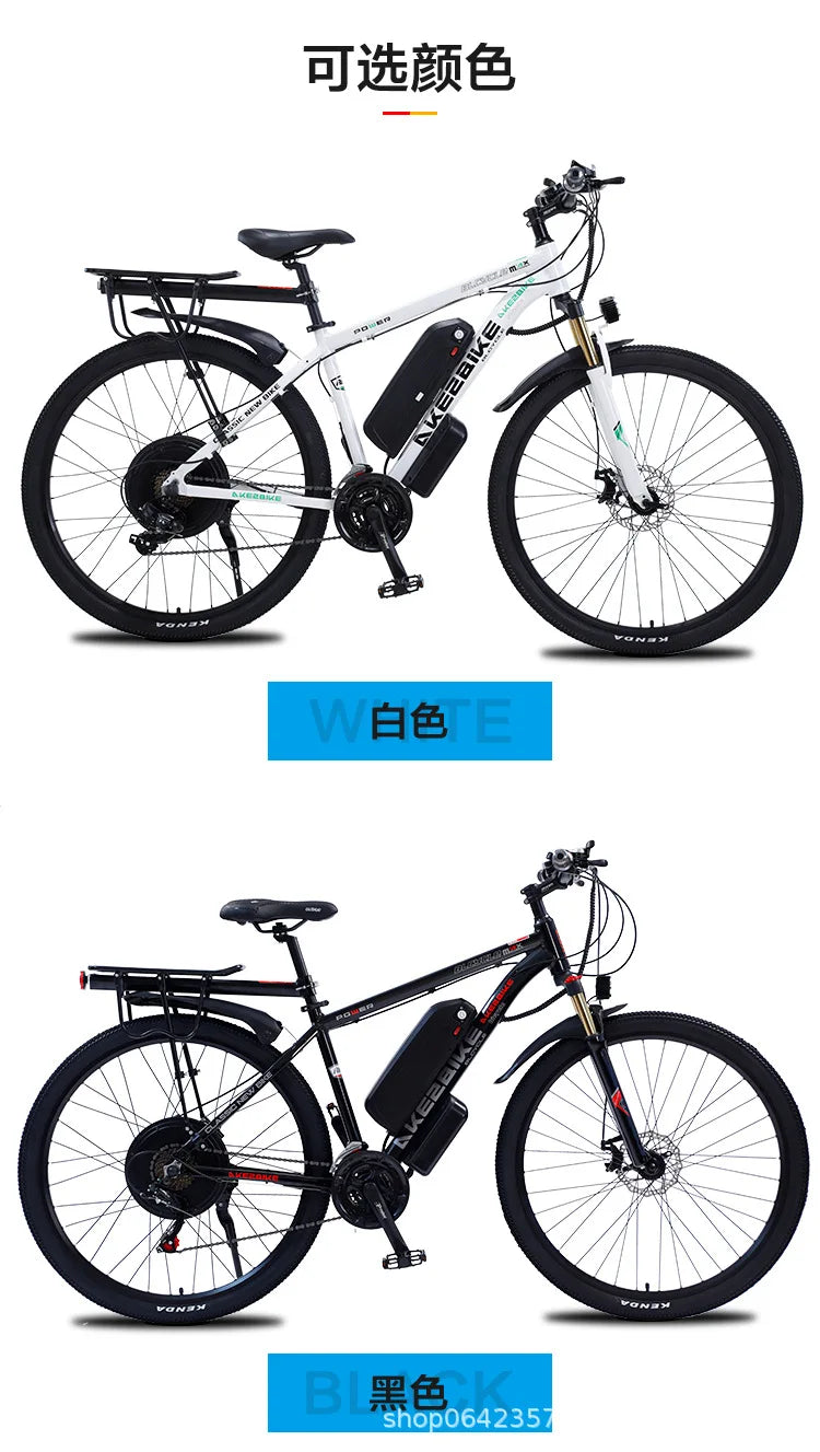 Bike 29 Inch Electr 48V1000W Adult Ebike Battery Fat Tire Snow E-bike Men Mountain Bike