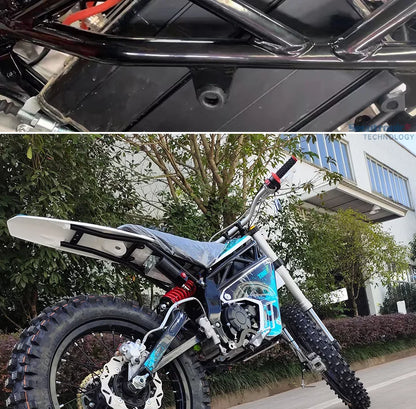 Electric Hybrid Motorbike Strong Power 12KW Fat Tire Electric Dirt Bike Wholesale Hydraulic Disc Brake E Motorcycle For Sale