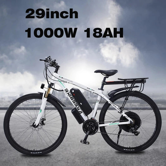 EU Stock 29inch Elctric bike Powerful 1000W 48V 18Ah Aluminum Alloy Ebike ebike Electric Bicycle Adult Electric Mountain Bike