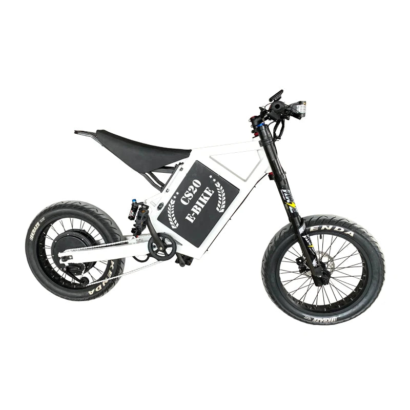 CS20 72V 12000W 8000W 5000W Fatbike Electric Dirt Bike Fast Speed 80KM/H 100KM/H 50MPH 60MPH Motorcycles Ebikes 20 Inch for Man