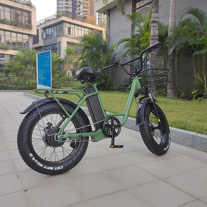 Wholesale Cargo Ebike 1000W Long Range City Ebike Fat Tire Electric Delivery Bike E Bicycle