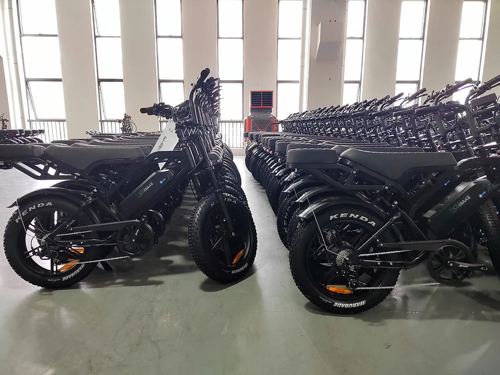 V20 Pro Electric Bike 500W Motor, 20'' Fat Tire Ebikes 48V 15AH, 7-Speed Double Suspension & Hydraulic Brakes Electric Bicycle