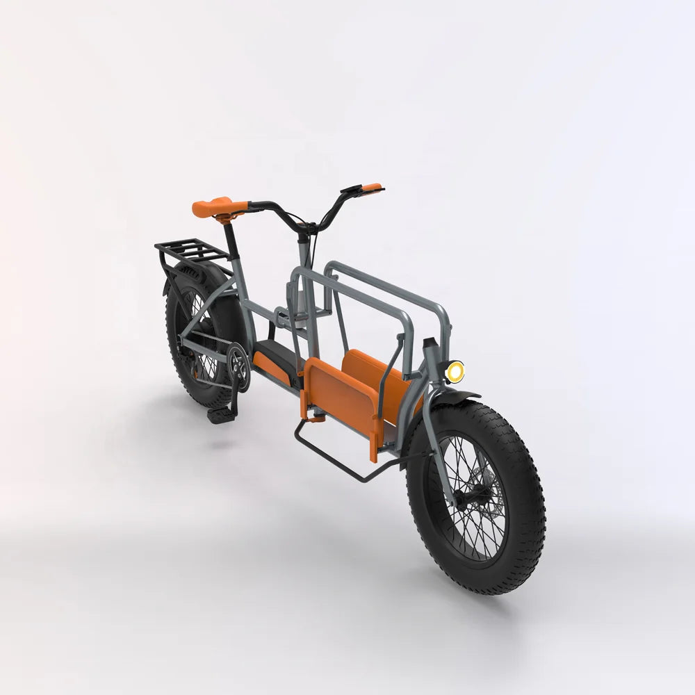 Front-loading Ebike for Delivery Services 48V500W High Torque Electric Cargo Bike