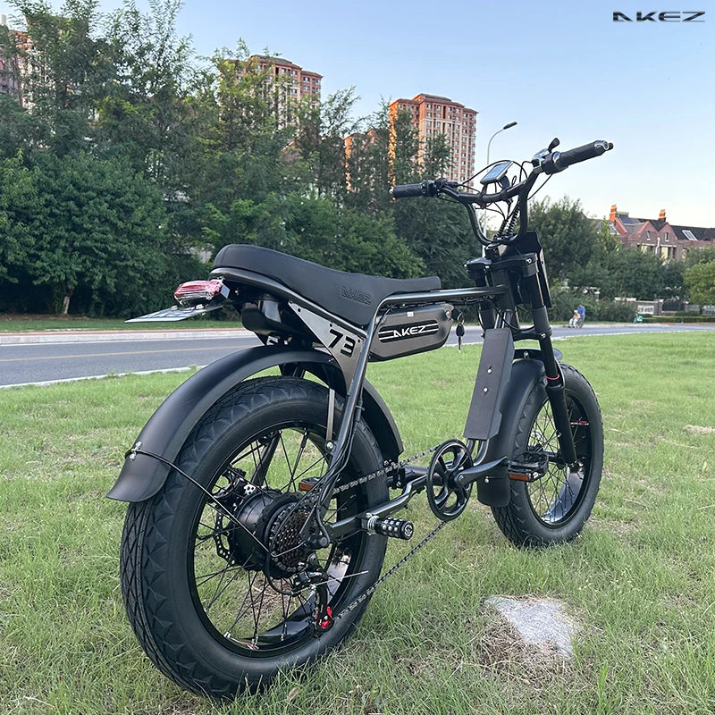 20Inch Electric Bike for Mens and Women 750W Motor 4.0 Fat Tire 48V 13AH Removable Battery Beach Snow  Ebicycle Long Range Ebike